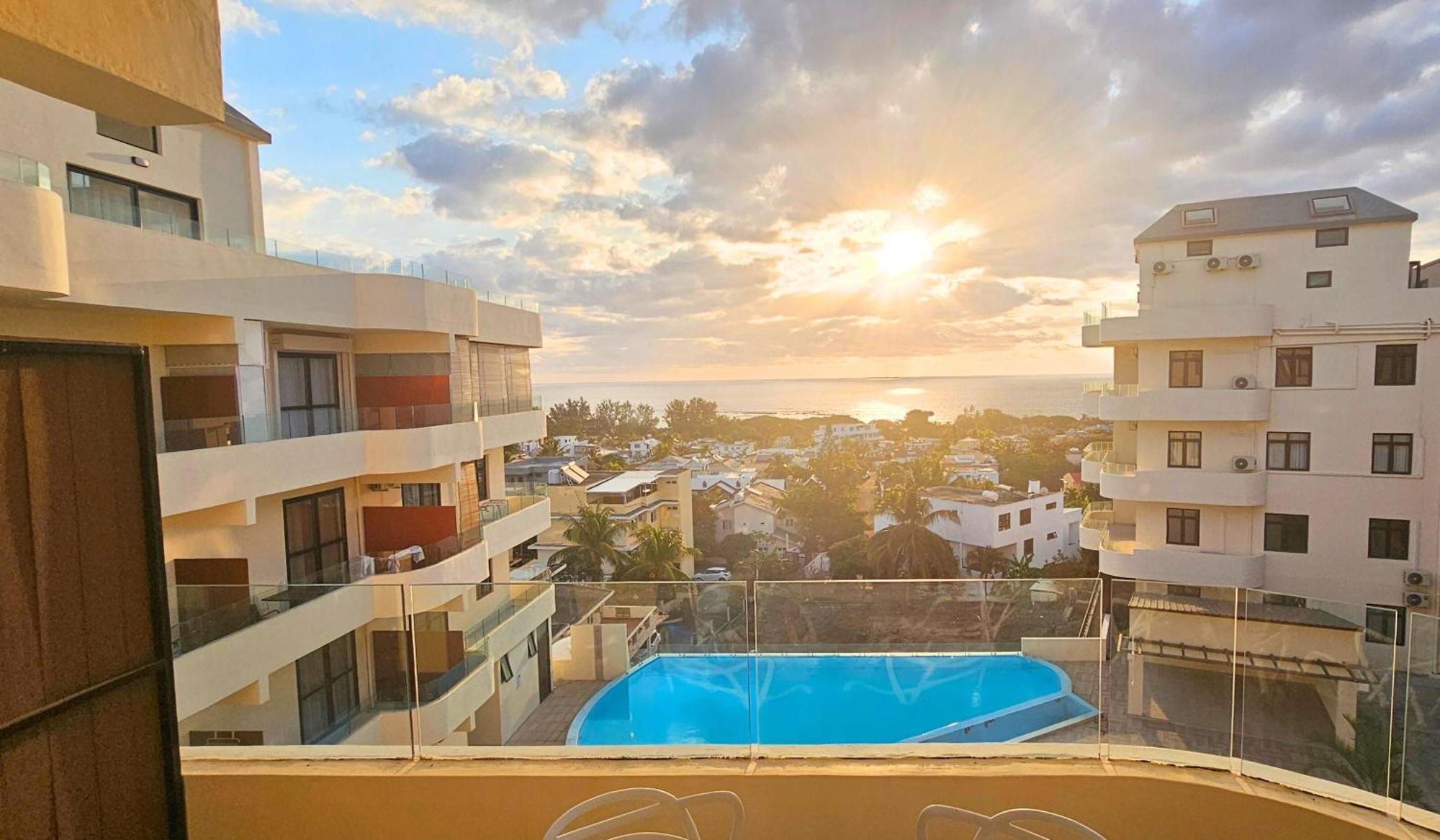 Zen Retreat With Stunning Sea Views And Sunsets Leilighet Flic-en-Flacq Eksteriør bilde